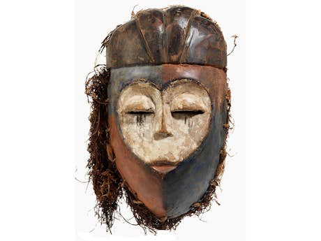 Maske des Stammes Kwese/ Gabun